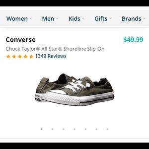 Gray Converse, size 7